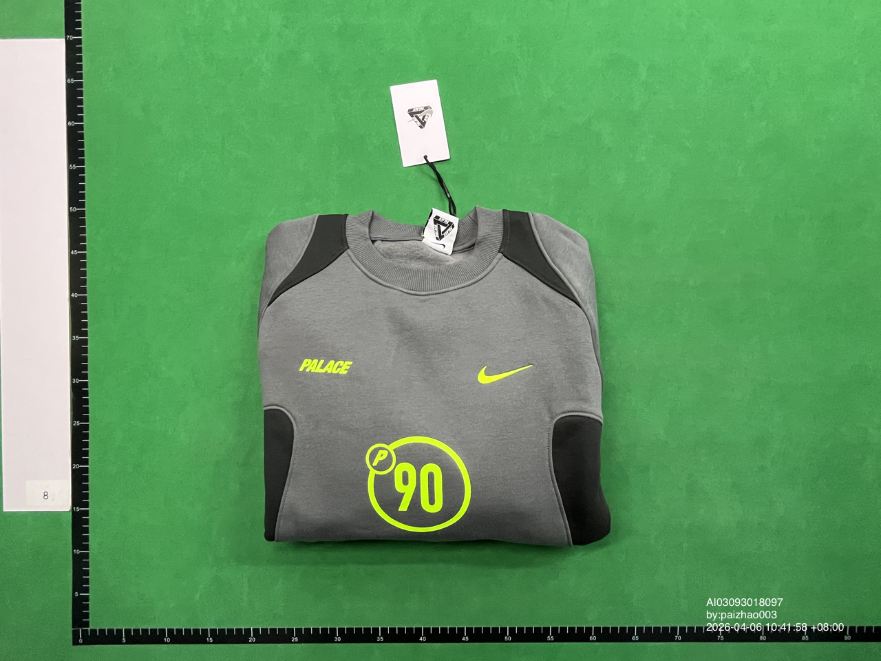 P-6808 Three-Color Crew Neck Sweatshirt QC