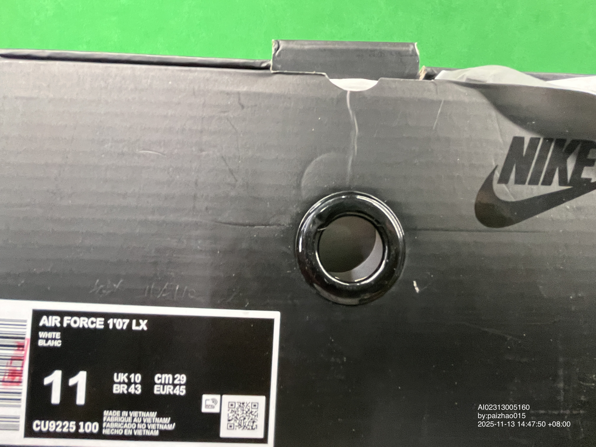 Nike Air Force 1 '07 LX White — QC-foto 3